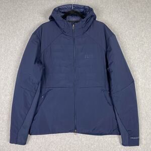 Lululemon Jacket Mens XXL True Navy Down for It All Hoodie Full Zip Goose Down